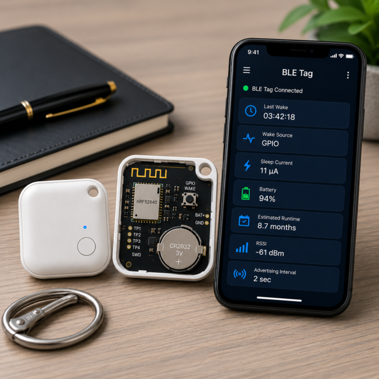 Ultra Low Power BLE IoT Tag Platform