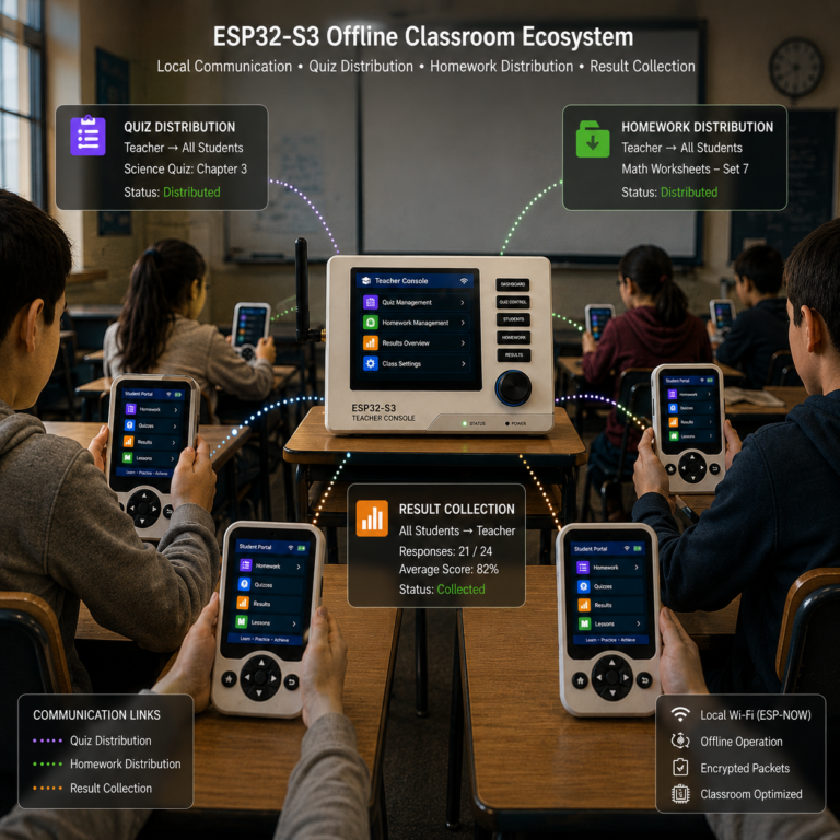 Offline ESP32 S3 Educational Interaction Device