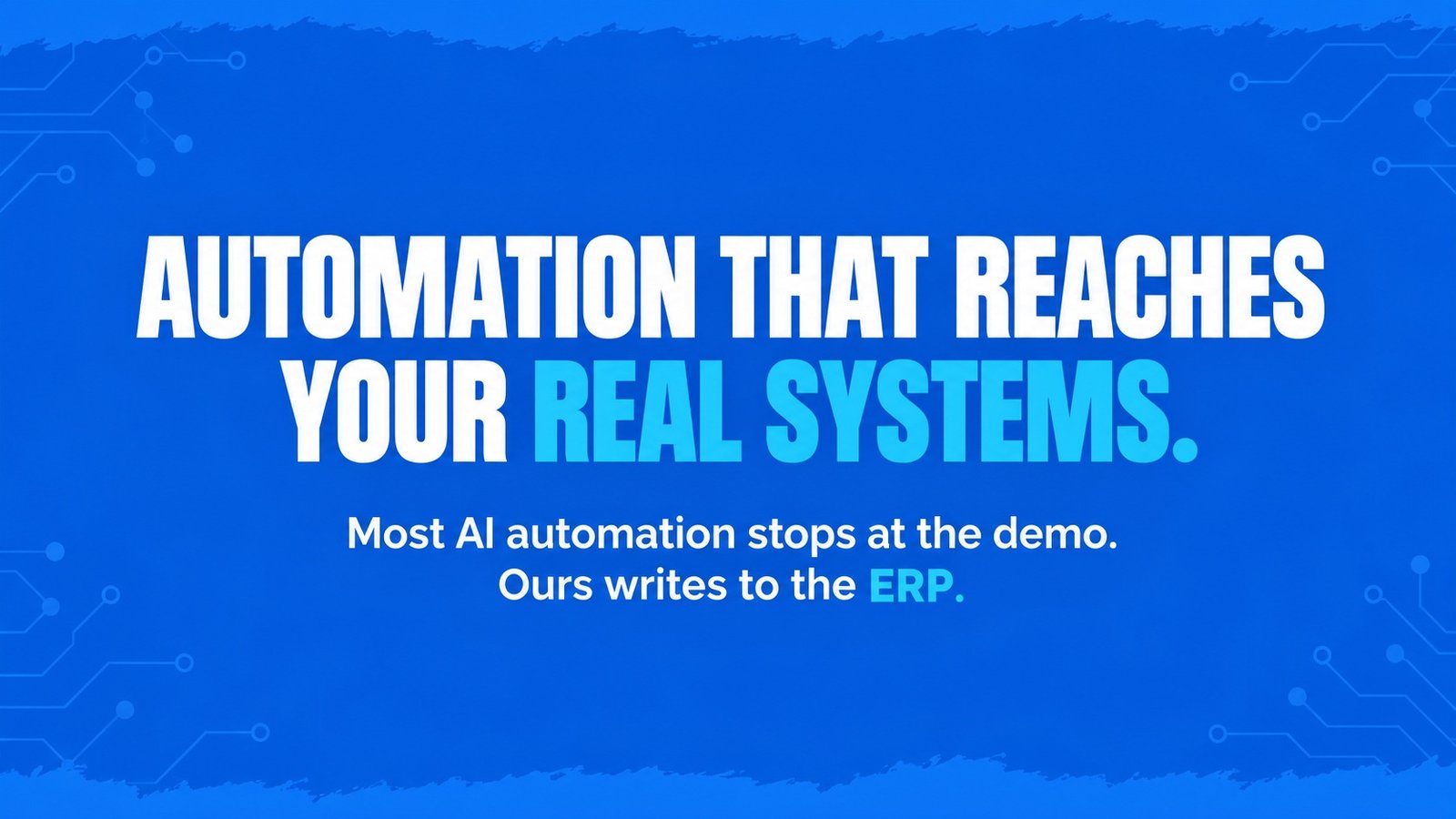 MetaDesk Global AI automation services - automation integrated with real business systems